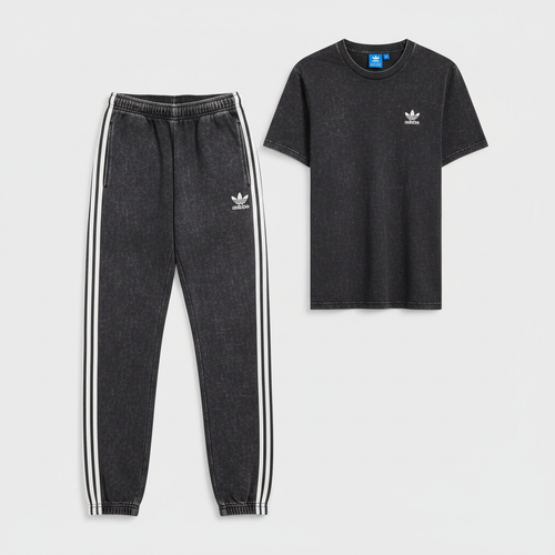 Adidas Retro Eşofman Washed Siyah