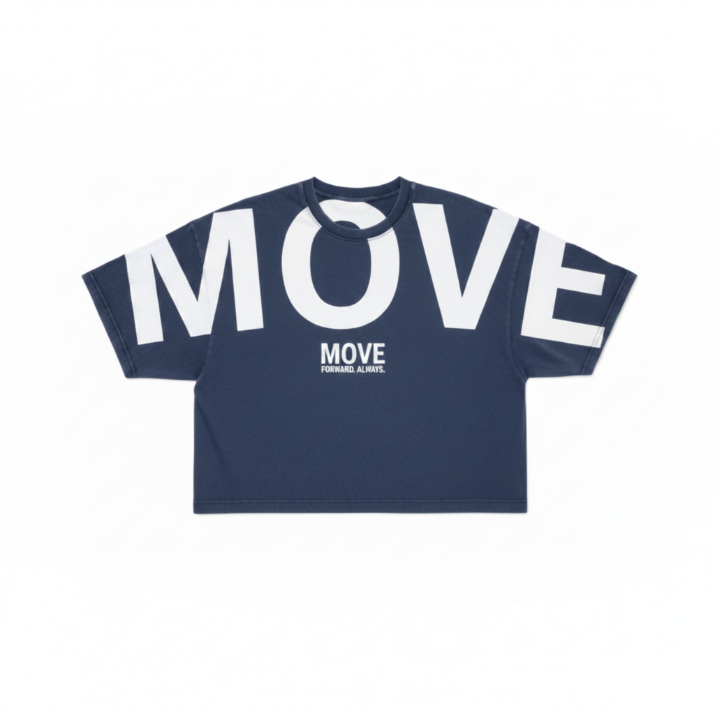 Move Tişört Washed Siyah