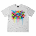 Nike Oversize Graffiti Beyaz Tişört