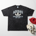 Adidas Retro Washed Siyah Tişört