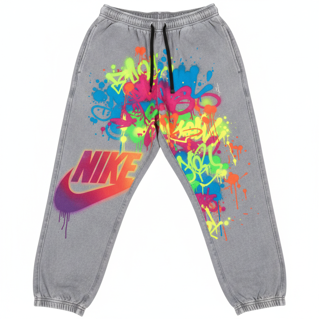 Nike Graffiti Eşofman Gri