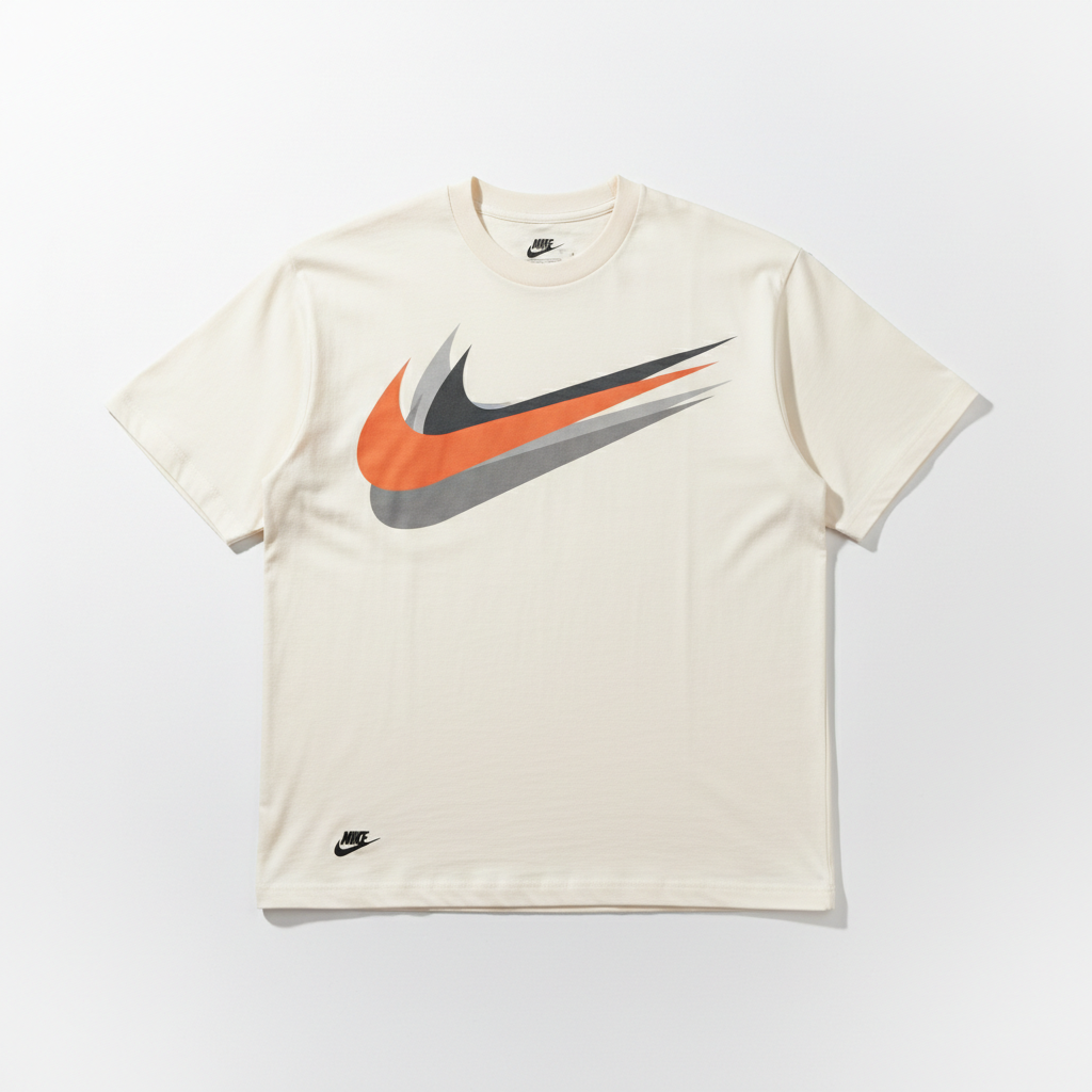 Nike Oversize Krem Tişört