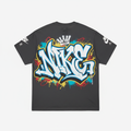 Nike Oversize Mural Gri Tişört
